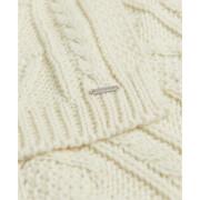 women's cable knit scarf Superdry Lannah