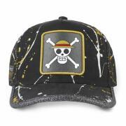 Tag trucker cap with net Capslab One Piece Skull