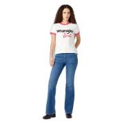 Women's T-shirt Wrangler Ringer